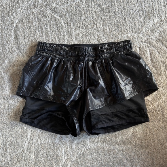 Adidas by Stella McCartney 2-in-1 black running shorts, S - Picture 1 of 6